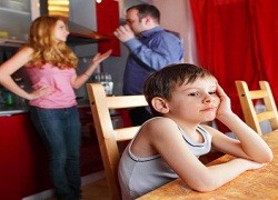 Parents swear, and child worries